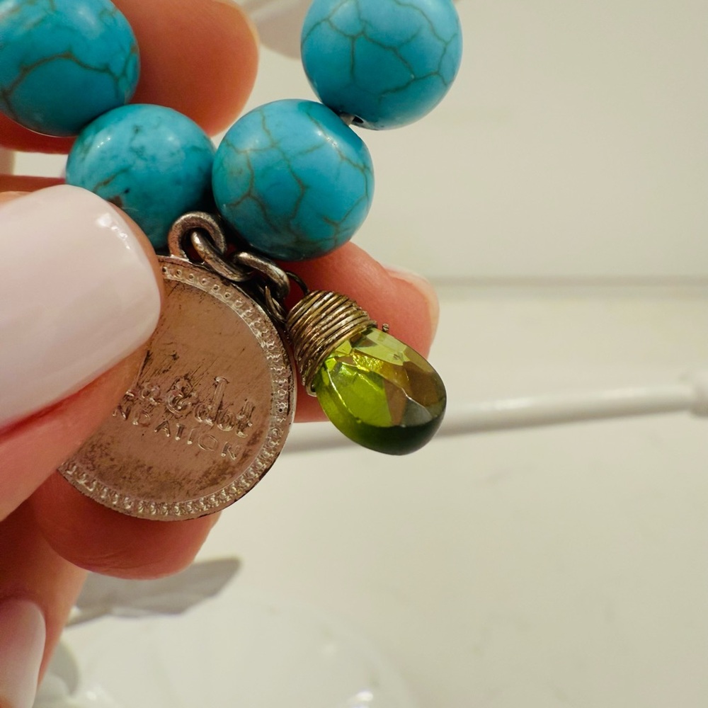 STELLA & DOT Turquoise Foundation Bracelet, B133TU - Picture 8 of 11